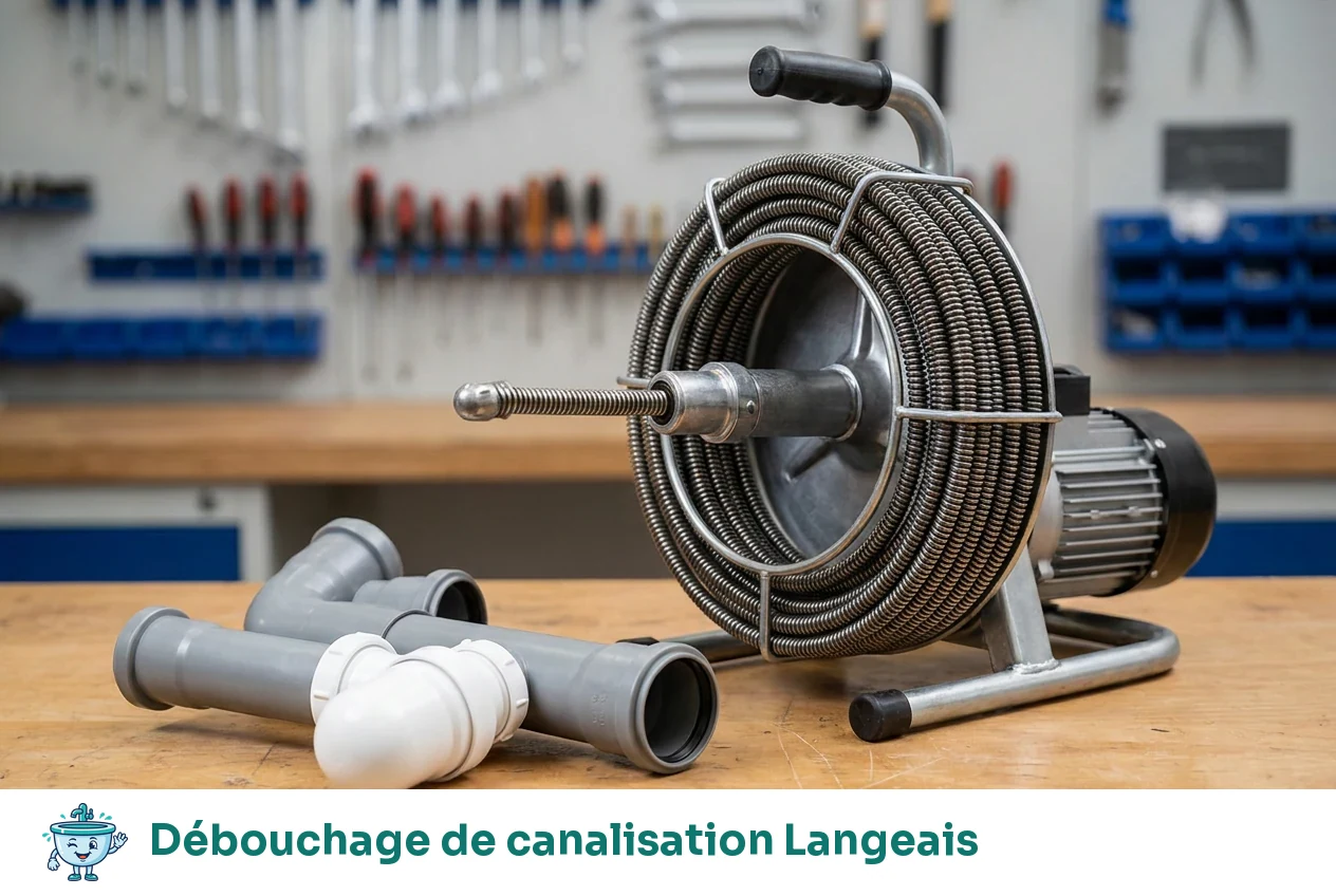 Débouchage de canalisation à Langeais