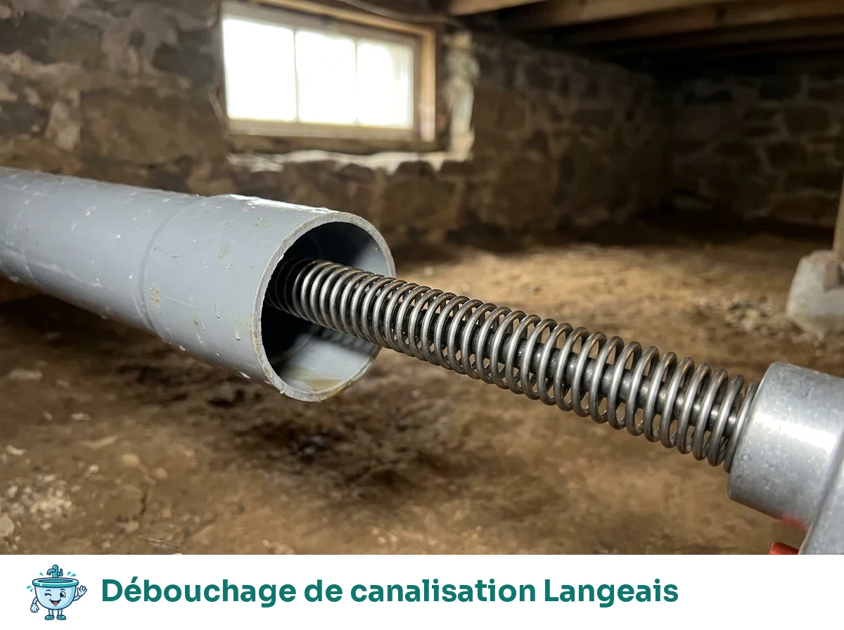 Débouchage de canalisation à Langeais
