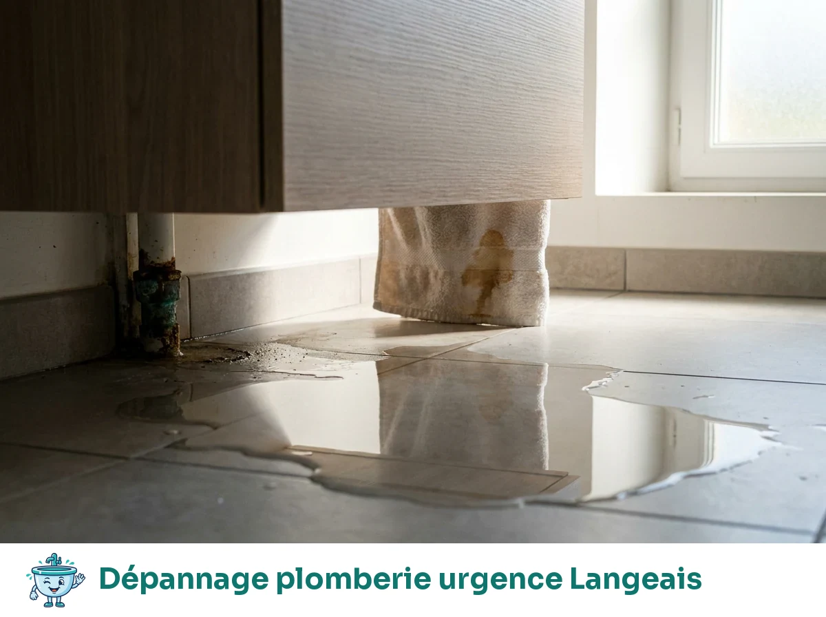 Dépannage plomberie urgence à Langeais