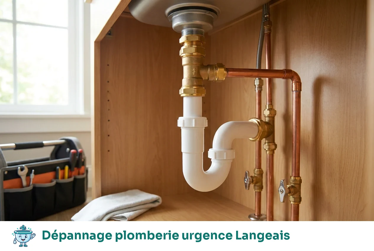 Dépannage plomberie urgence à Langeais