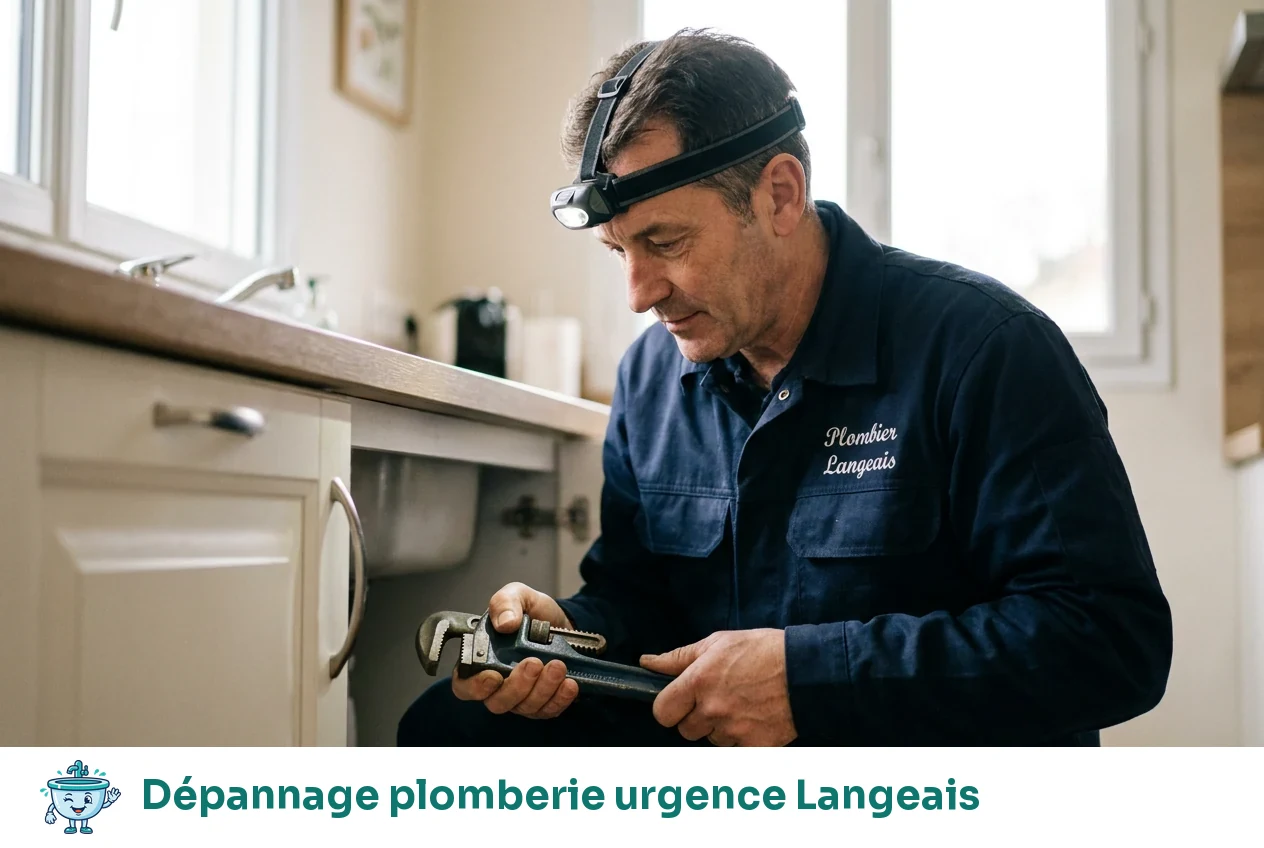 Dépannage plomberie urgence à Langeais