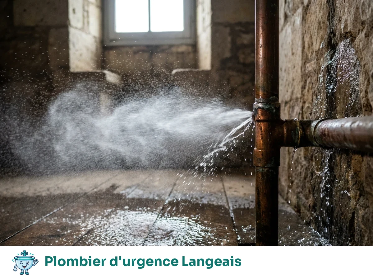 Plombier d'urgence à Langeais