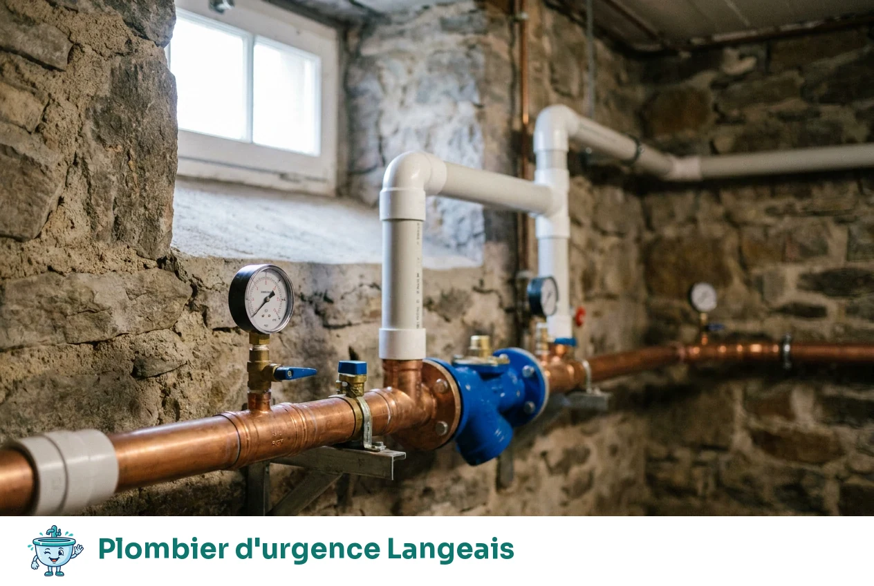 Plombier d'urgence à Langeais
