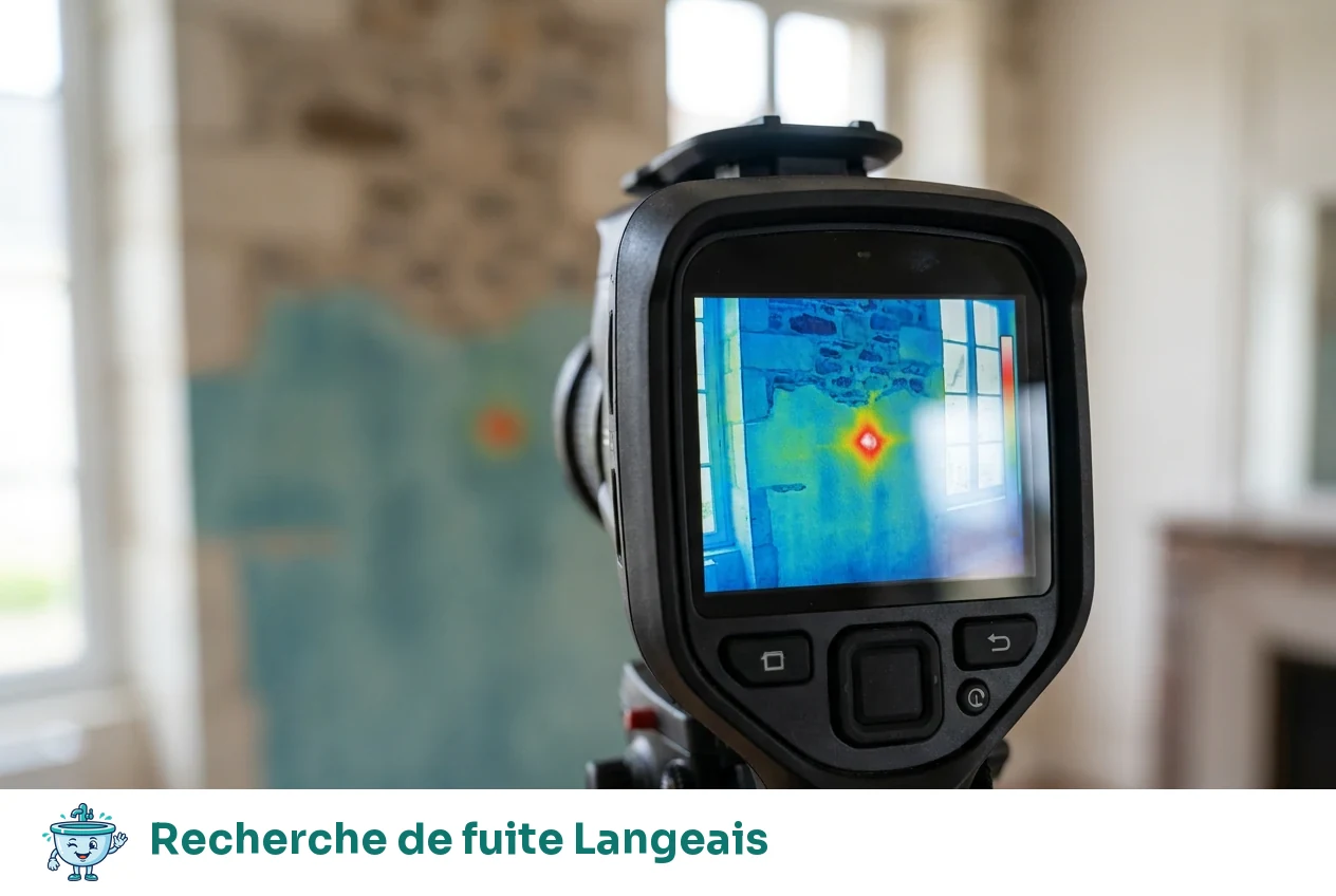 Recherche de fuite à Langeais
