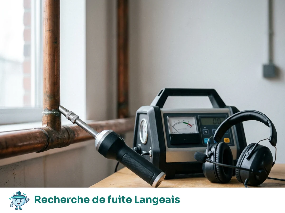 Recherche de fuite à Langeais