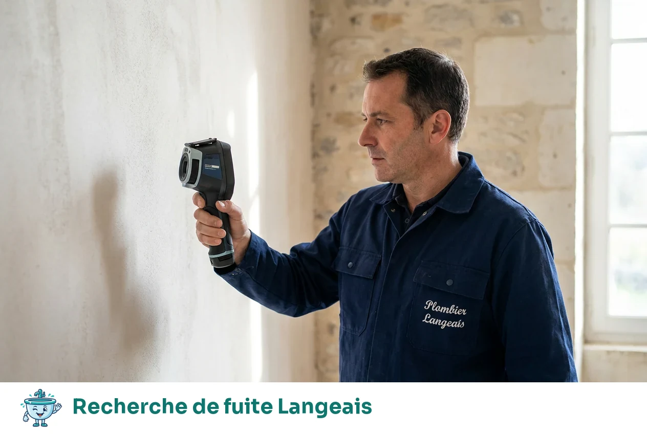 Recherche de fuite à Langeais