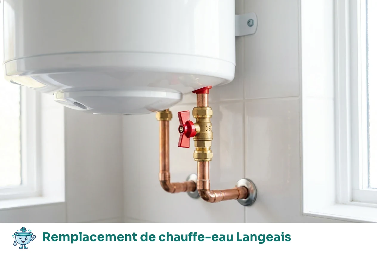 Remplacement de chauffe-eau à Langeais