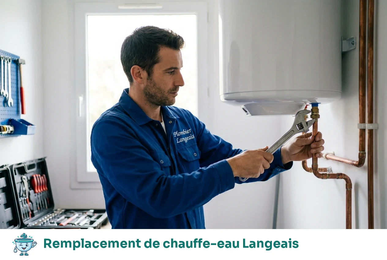 Remplacement de chauffe-eau à Langeais